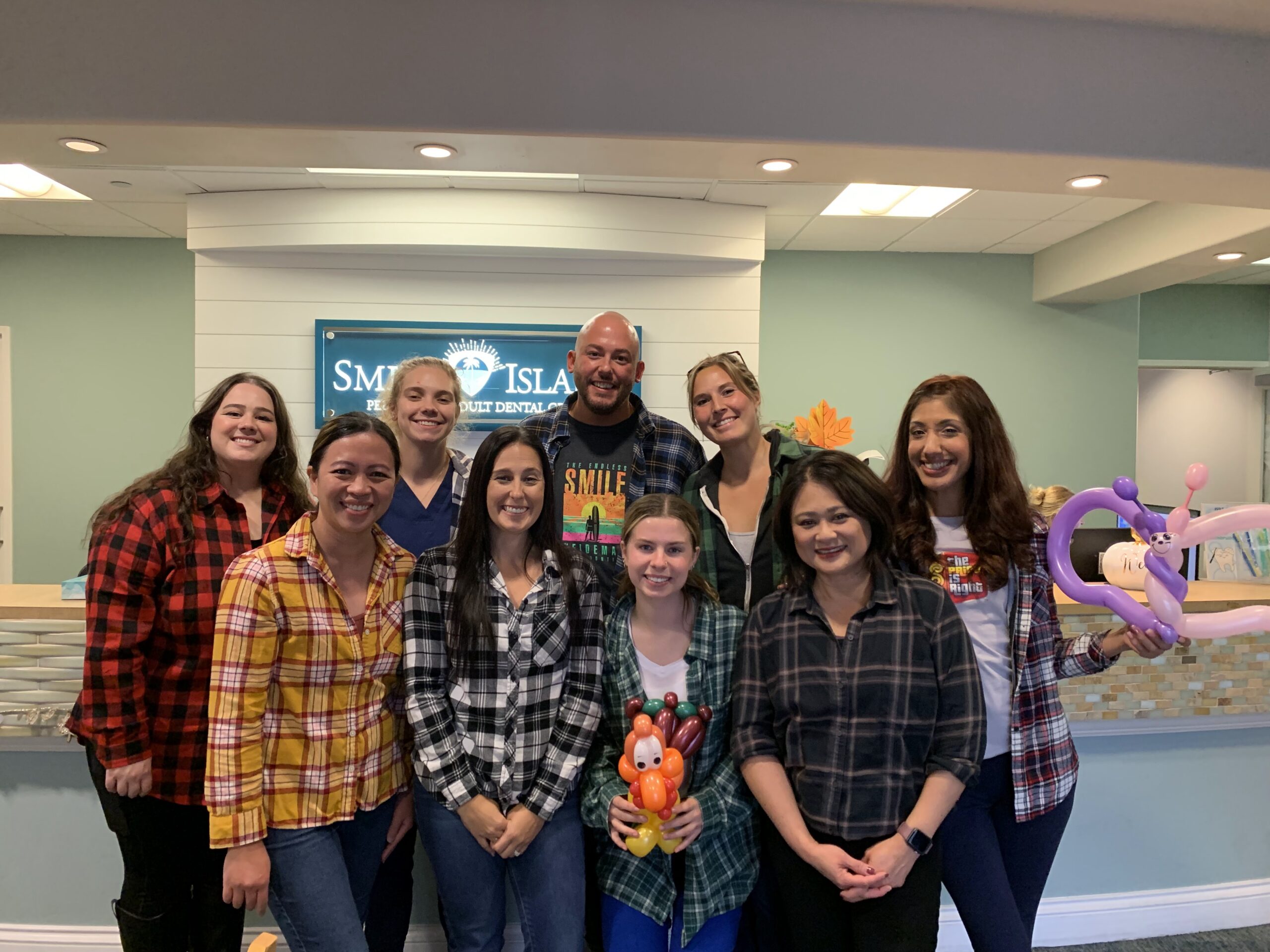 Rocklin dental office reception area at Smile Island